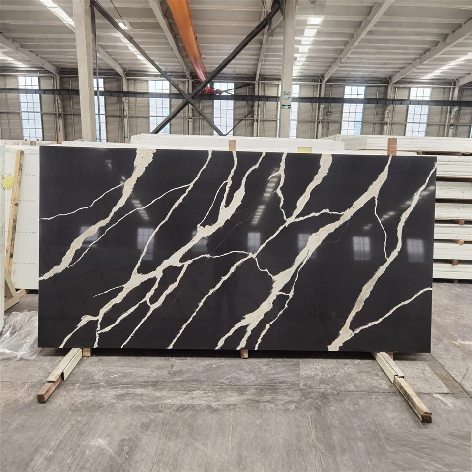 Nero Marquina Quartz Slab